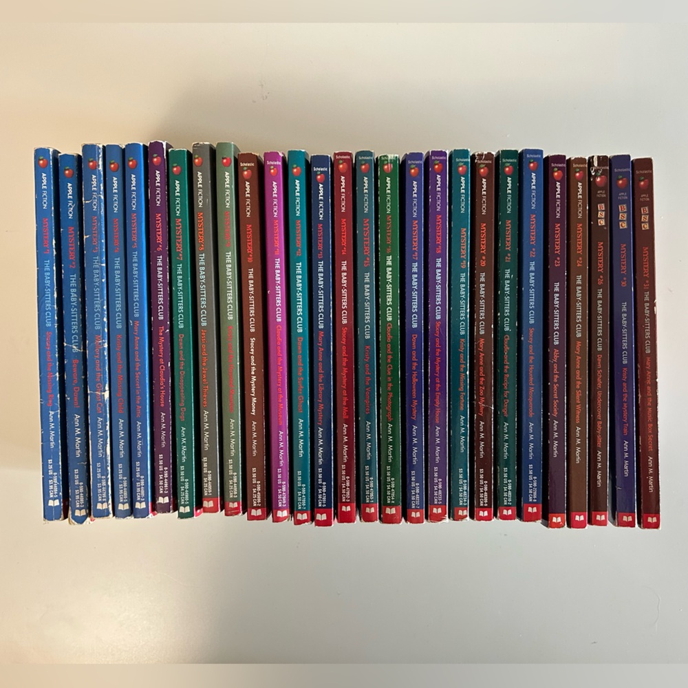Babysitter Club Mystery Almost Complete Set 1-24, 26, 30, 31